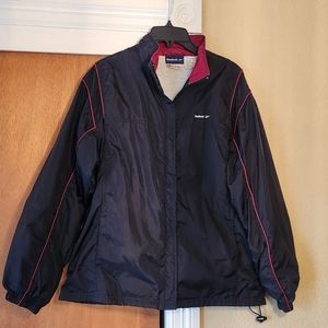 Vintage Reebok Jacket Large red black